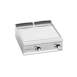Elektrische bakplaat - 13,2kW - Geribbeld