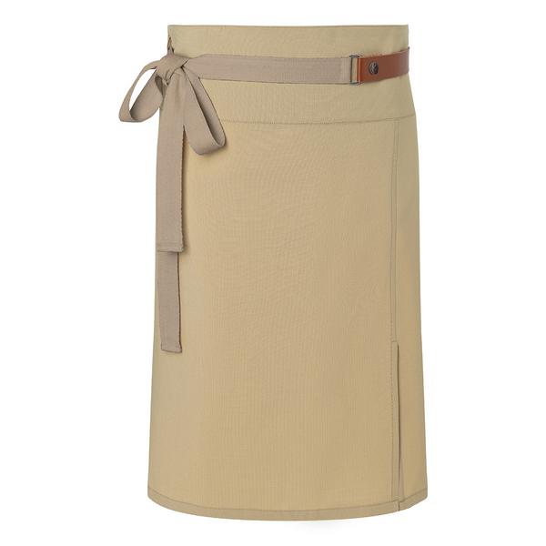 KARLOWSKY | Green Generation Waist Apron – Pebble Grey - 110×65 cm - recycled polycotton - 2 pockets
