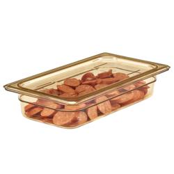 (6 pieces) CAMBRO | Commercial GN 1/3 Flat Lid – H-PAN Amber – Heat-Resistant to 99°C – 325×176 mm