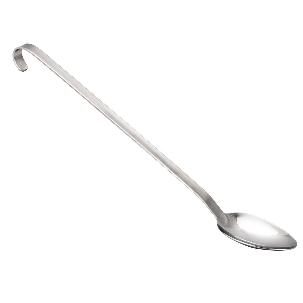 (4 pcs) Cuillère de service - Ø70mm - Longueur : 420mm - Acier inoxydable