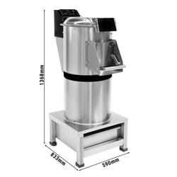 Elektrischer Kartoffelschäler mit Filter - 400 kg/h - 750 Watt - 400 Volt - 900 U/min