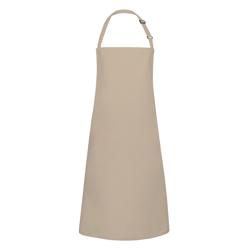 KARLOWSKY | Bib Apron Basic – Sand - 750×900 mm - Adjustable Neck Strap