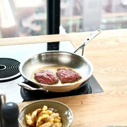 DEMEYERE | Proline 7 Stainless Steel Frying Pan – Ø 28 cm - 7-Ply - Induction/Oven/Dishwasher Safe