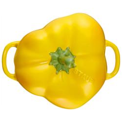 STAUB | CERAMIQUE - Cocotte - Forme poivron - 0,45 litre - Céramique - Jaune	