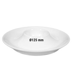 (6 pieces) SELTMANN WEIDEN | Porcelain Egg Cups with Saucer – Meran Basic - White