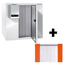 Cella congelatore - 1200x1500mm - 2,2m³ - incl. unità congelatore e lamelle