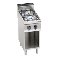 Fogão a gás - 2x queimadores (9,5 kW) com chama piloto