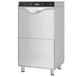 Dubbelwandige Professionele horeca vaatwasser - Digitaal - 6,75kW - met zeepdoseerpomp & naglansdoseerpomp