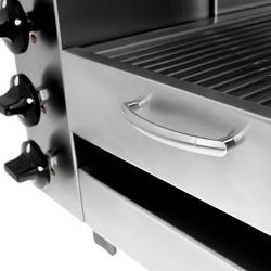 Plinski salamander / Salamander PRO - 19,5 kW - 6 plamenika - Podesiva visina rešetke