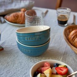 (4) STAUB| Ceramic Bowls Set – Antique Turquoise - Ø 120 mm