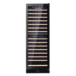 Üvegajtós borhűtő - 2 zónás - 450 l - max. 160 palack