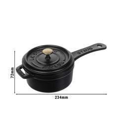 STAUB | SPECIALITIES - Mini saucepan - Ø 100mm - Cast iron - Black