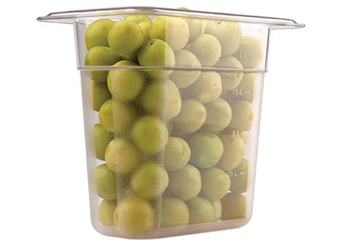 Polycarbonate GN 1/9 container - clear - Height: 150mm