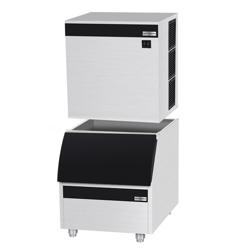 Iskubmaskin inkl. förvaringsbehållare - Kuber -  450 kg/24 h