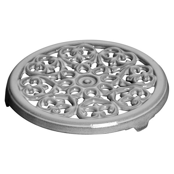 STAUB | SERVING - Onderzetter Lelie - 230mm - Gietijzer - Grafietgrijs
