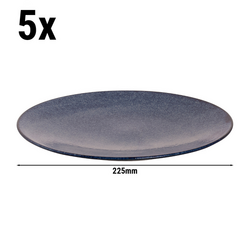 (5 komada) KIRYU - Tanjur - Plitki - Ø 275 mm - Plava