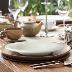 (6 szt.) LUX - Talerz głęboki - Porcelana - Ø 290mm - Elfenbeinowy