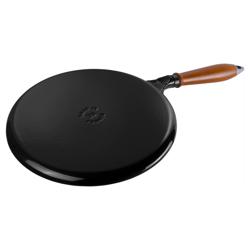 STAUB | PANS - صينية فطائر - بقطر 280 مم - حديد زهر - أسود