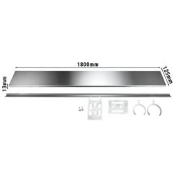 قاعدة سفلية - ستانلس ستيل - 1800x125x13mm - متوافق مع ASK / ADK / SSK / SSR / SSIE / WDR / WSR