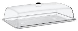 Tray with Dome Cover - GN 1/1 - Polycarbonate - 530x325mm - Height: 170mm - incl. GN 1/1 tray - with stackable design