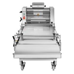 Façonneuse de boulangerie - Sur piétement - 4 cylindres - 550W - Jusqu’à 3000 pièces/h - Acier inoxydable