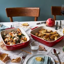 STAUB| Ceramic Rectangular Baking Dish – Cherry Red - 140×110 mm