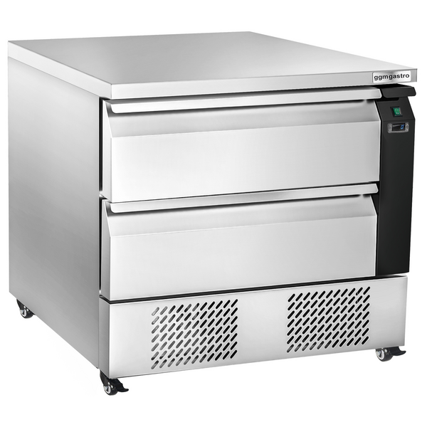 Gekoelde onderkast +2 tot +8 °C - 905mm - 2 laden - 4x GN 1/1