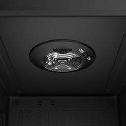 GASTRO-COOL | Frigorífico minibar - 430 mm - 62 litros - com 1 porta de vidro e iluminação LED - Preto