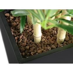 Kunstplant "bambus" - 210cm - met pot
