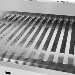 Houtskoolgrill - voor Adana- en shish kebab - voor 30 automatische draaispiesen - 2000mm