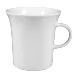 (6 Stück) SELTMANN WEIDEN | Milchkaffeetasse Kelch - 370ml - Weiß/Uni