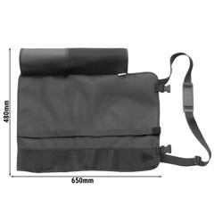 F. DICK | Chef Knife Roll Bag – 12-pocket - washable fabric - black - without knives