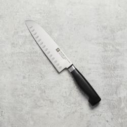ZWILLING | VIER STERNE - Santoku - con alveoli - 180mm