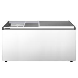 LIEBHERR | Congélateur coffre - 449 litres - Avec couvercle en aluminium coulissant - Blanc