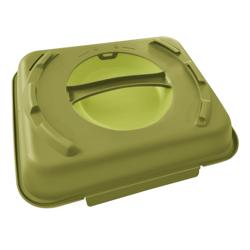 (20 st) Flergångs‑menyboxar - 600 ml - Odelad - Olivgrön/Ljusgrön