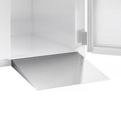 منحدر الدخول لمجمد سريع - 830x750x80mm - ستانلس ستيل مقوى - ميل: 10%