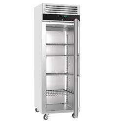 Upright Display Fridge Stainless steel ECO - 600L - with 1 glass door