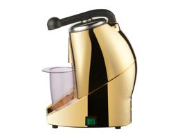 Commercial Electric Citrus Juicer - 570W - 10.28kg - with press arm, dishwasher-safe parts, heat protection - Gold (Single)