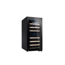 Commercial Wine Fridge - Stainless Steel Door - Dual Zone - 100L - max. 33 bottles