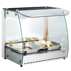 Warmhoudvitrine - 560mm - Roestvrij staal