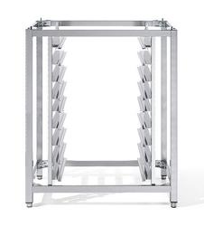 Support pour four combiné - 622x531x852mm - 9x GN 1/1 - Inox - compatible avec KB523 & BB443 - avec support de tôle