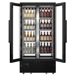 Frigider pentru vin - 1,0 x 0,61 - cu 2 uși de sticlă