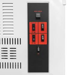 Commercial Slush Machine - 2 x 10 L, Dual-Container – White High-Gloss