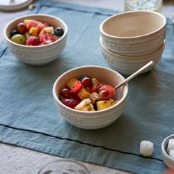 STAUB | CERAMIQUE - Kommenset, - Ø 120mm - Keramiek - Ivoorwit