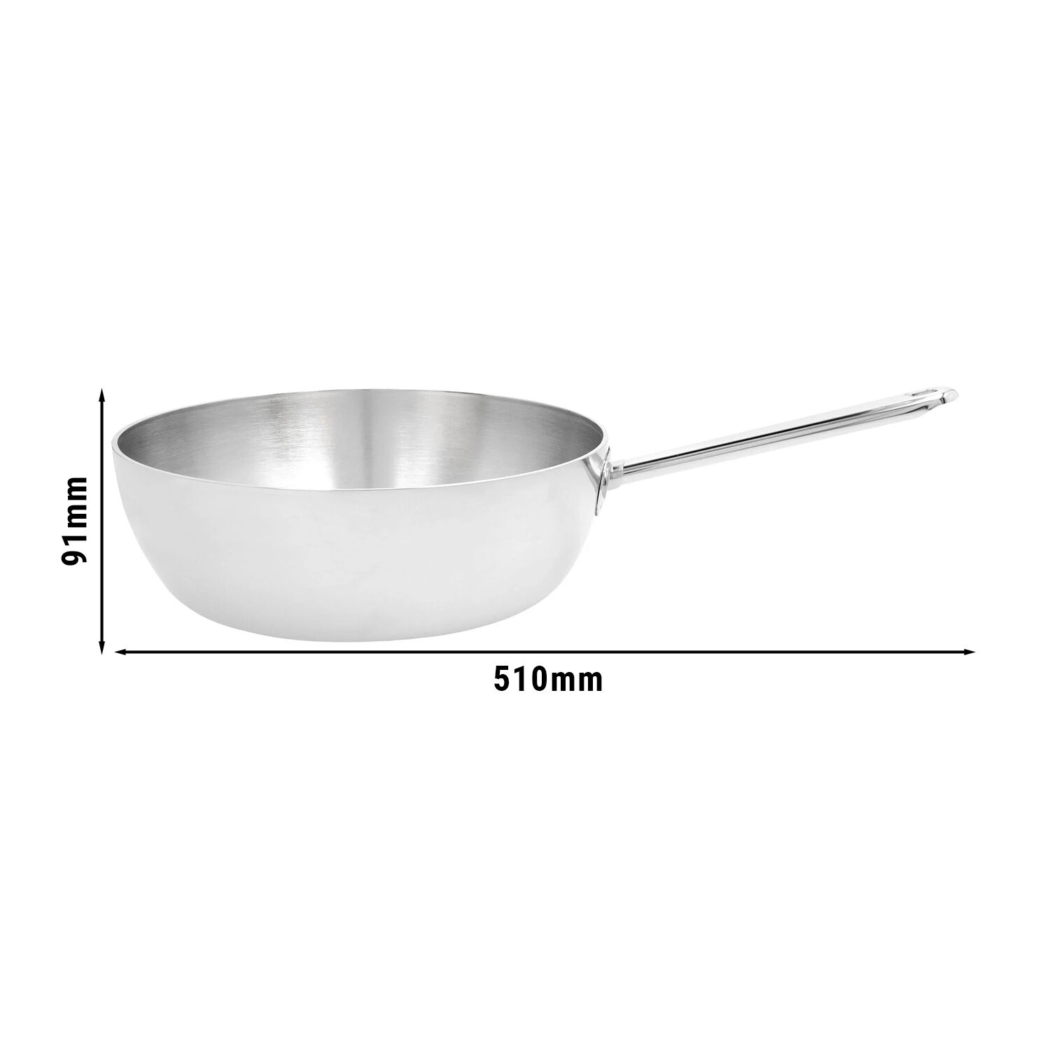 DEMEYERE | APOLLO 7 - Sauteuse - conique - Ø 280 mm -  inox