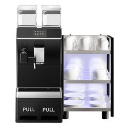 Süper Otomatik Espresso Kahve Makinesi - 16 İçecek Seçeneği - 5inç Dokunmatik Ekran - Bardak Isıtıcı Dâhil