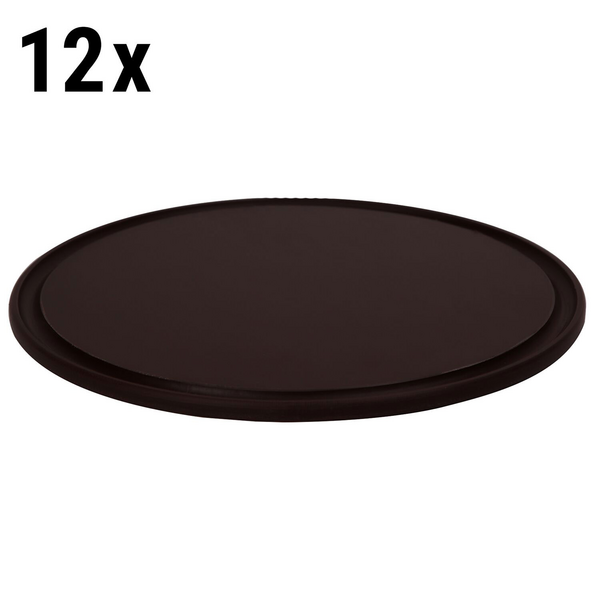 (12 piezas) Plato de polietileno para pizza - Ø 420mm