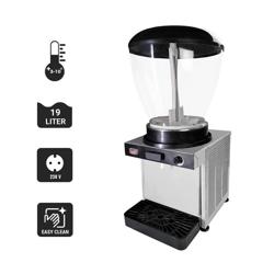 Ayran-dispenser met roerwerk - 19 liter - 250W - Gekoeld - Zwart