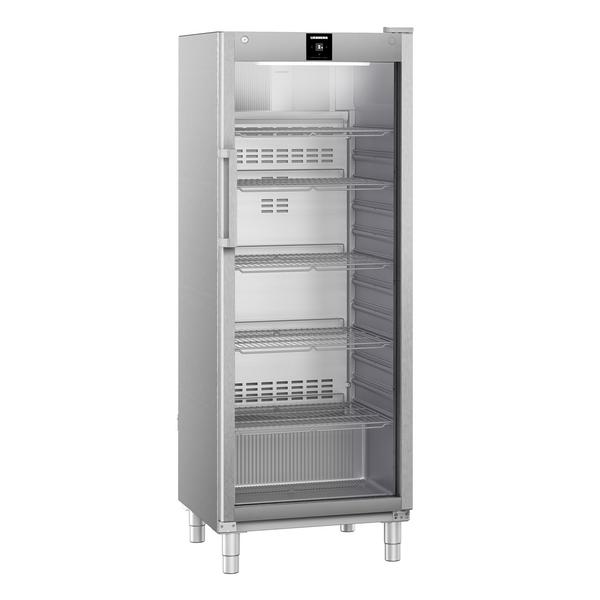 LIEBHERR | Kühlschrank Edelstahl PERFECTION - 688 Liter - GN 2/1 - Innen Kunststoff - mit 1 Glastür