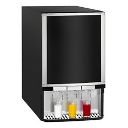 GASTRO-COOL | Réfrigérateur à boissons - 480mm - 65 L - 1 porte vitrée - éclairage LED - affichage digital de la température - Noir - 0 à +18 °C